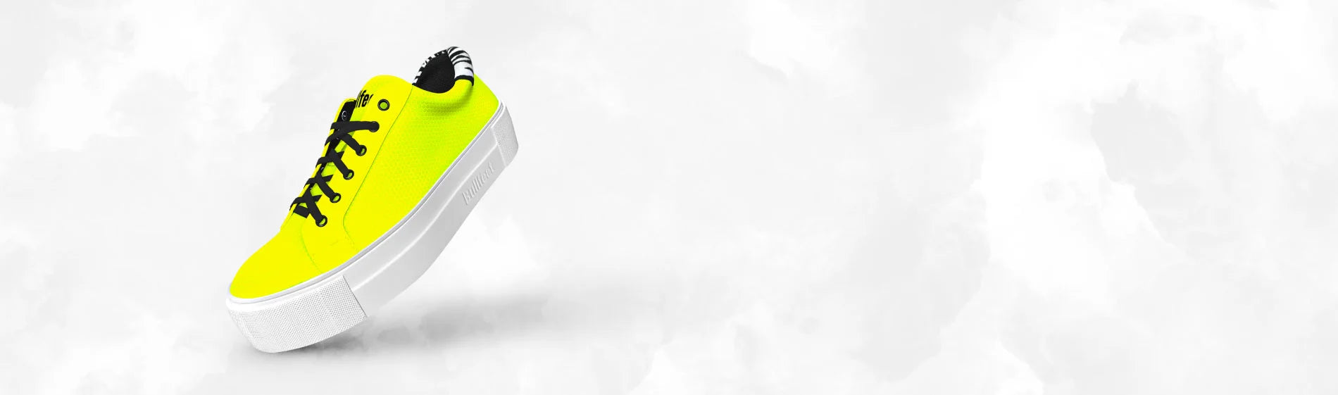 Banner zapatillas amarillas