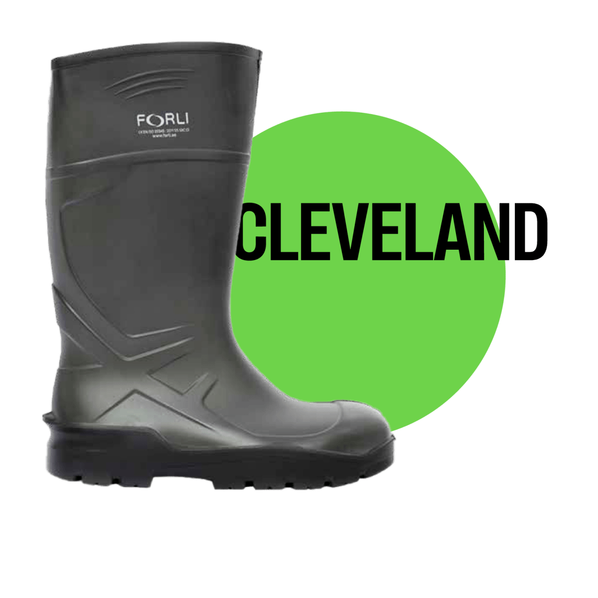 Work Boots Cleveland S5 CI SRC – Safety Shoes en EU36 / USW6.5 de Bullfeet