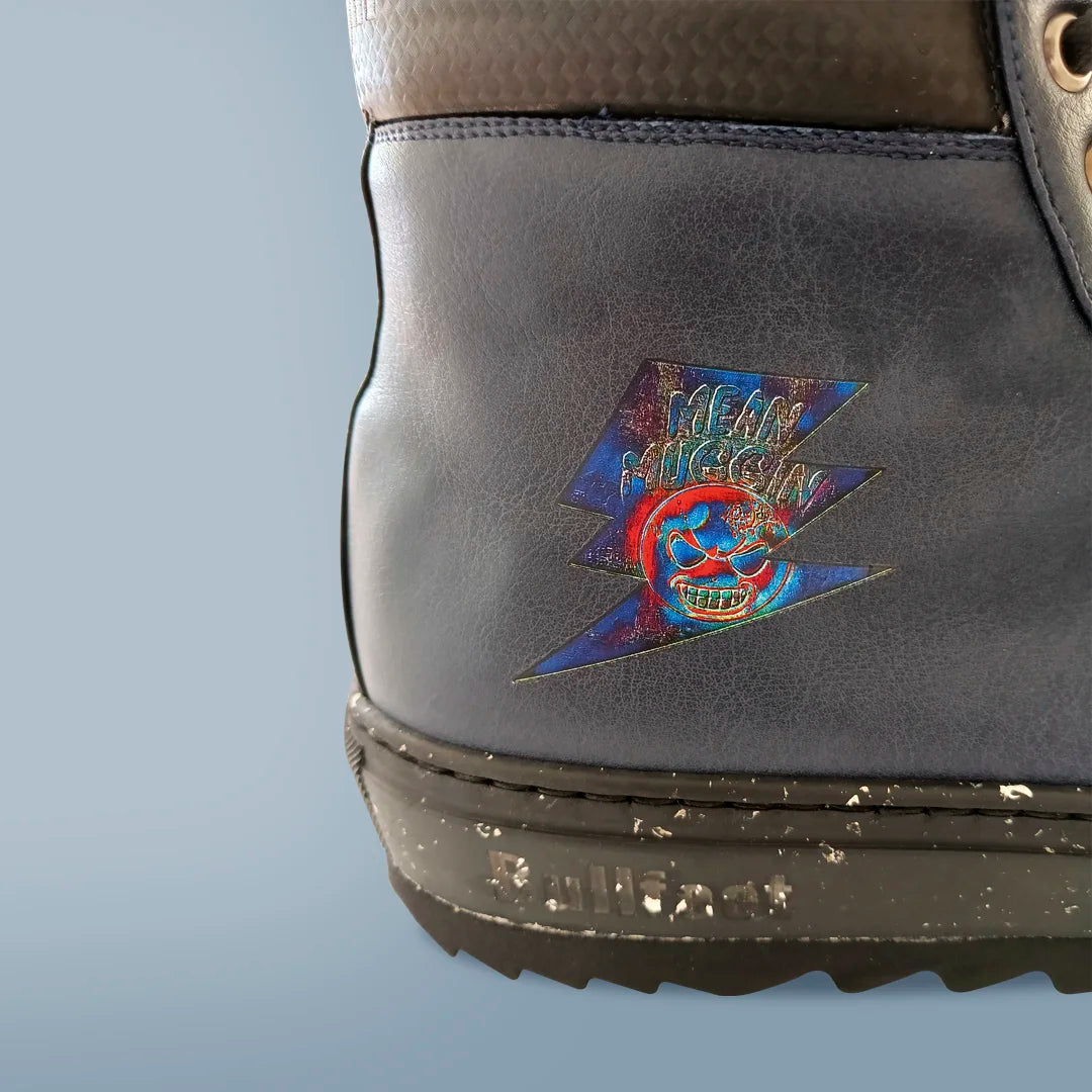 Custom high top with embroidered logo