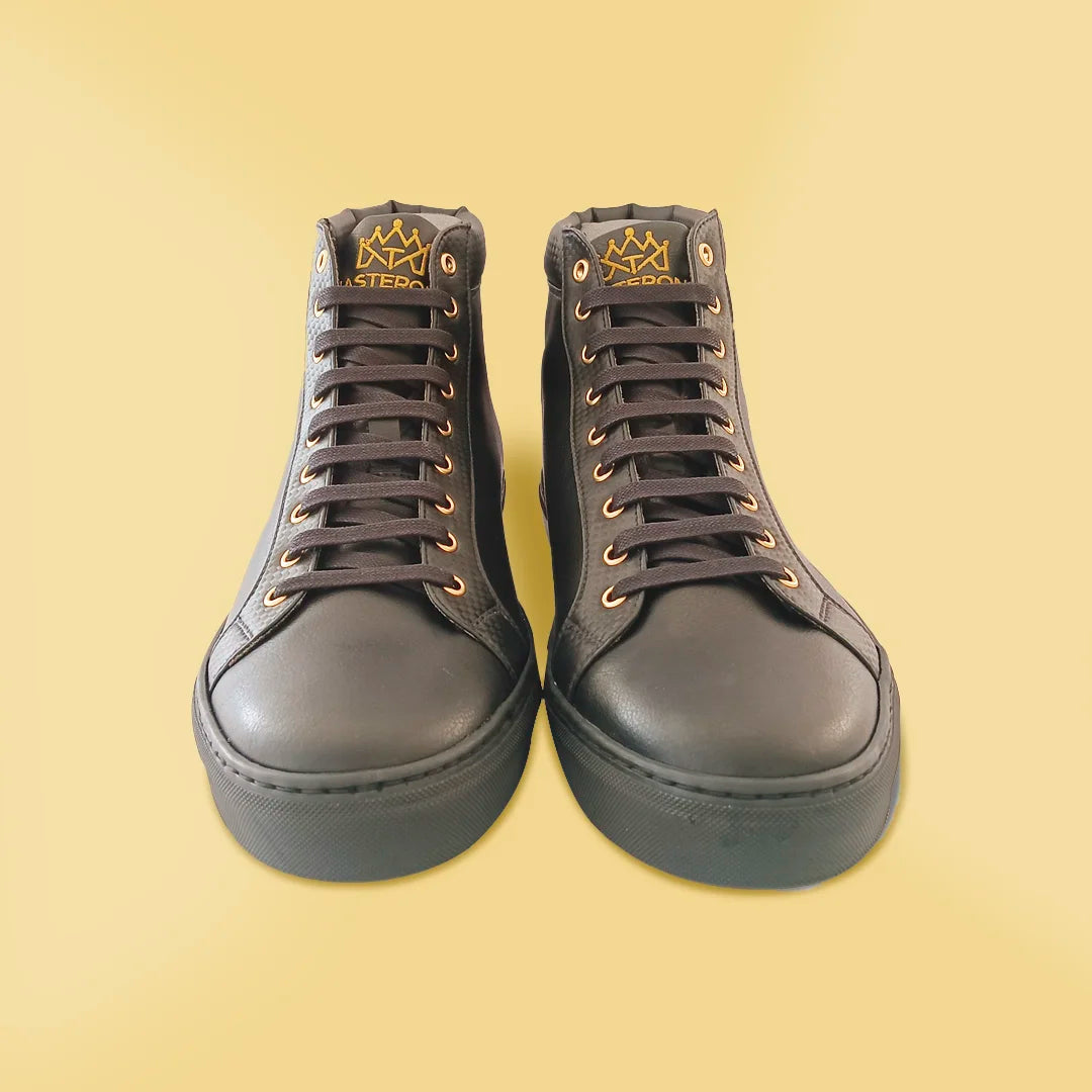 Botas personalizadas negras logo Masterone