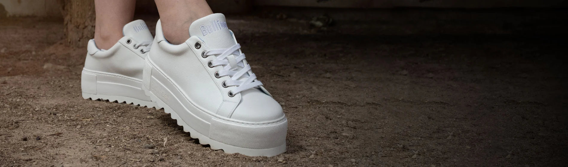 Custom Bullfeet platform sneakers