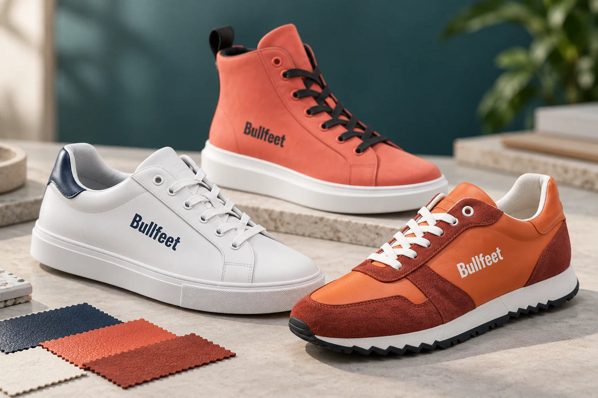 Zapatillas personalizadas Bullfeet Rodin, Klee y Munch con distintos colores y acabados